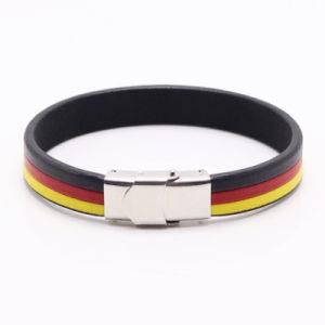 Promotion Gift Fashion Jewelry Men Genuine Leather Bracelet