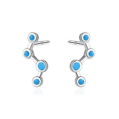 CZ Strip Diamond Stud Earrings for Women