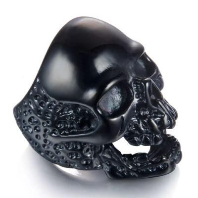 Wholesale Vintage Gothic Skull Biker Stainless Steel Men Skull Rings