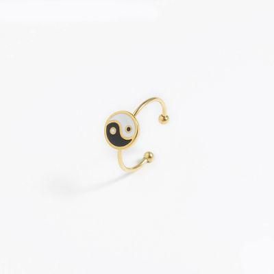Manufacturer Custom High Quality Fashion Jewelry Wish Shop Online Wedding Ring Luckibless Jewelry Ring Gold 24K