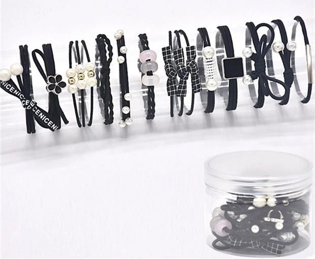 12PS/Set Hair Ring Colorful Rubber Band Sweet Head Rope
