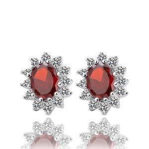 CZ Stone Jewelry Stud Earring E026