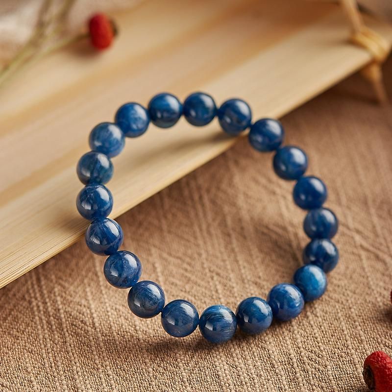 Fashion Jewelry Natural Blue Crystal Bracelet Kyanite Crystal Bracelet