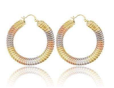 Hot Sales Wholesale Multicolor New Design 18K Gold Plated Hoop Earrings