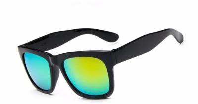Polarized Sunglasses for Men and Women Black Frame Sun Glasses Mirror Lens Esg12955