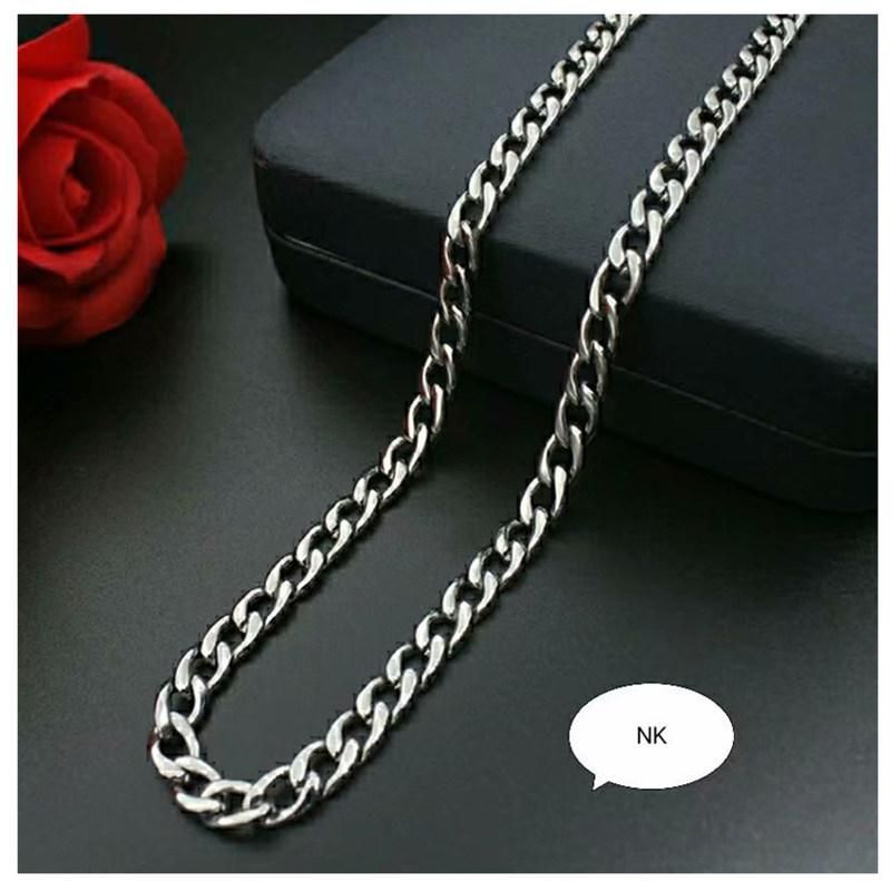 Stainless Steel Nk Chain Necklace Crude Chain Necklace for Men Women Jewelry