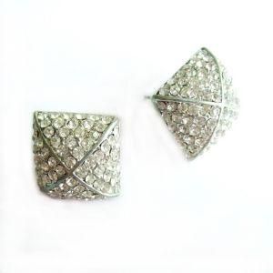 Casted Pyramid Stud Earring (SS10198EA)