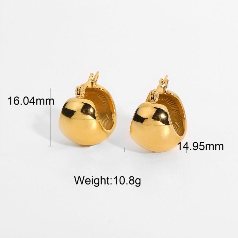 Latest Design Stainless Steel Earrings/18kgold Plated