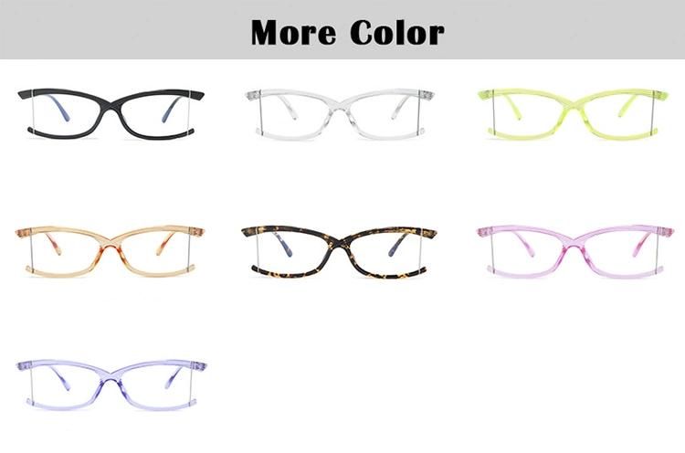 New Unique Frame Blue Light Blocking Wholesale PC Eyeglasses Frames