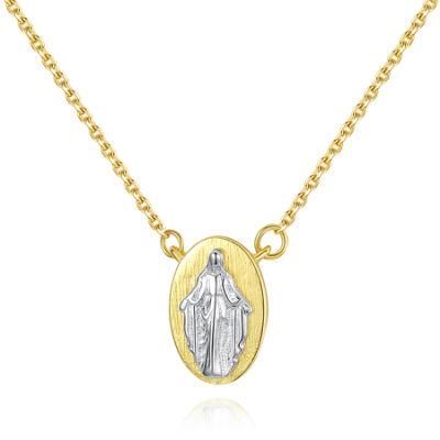 Fashion Gold Chain Men&prime; S Jesus Shape Christian Necklace