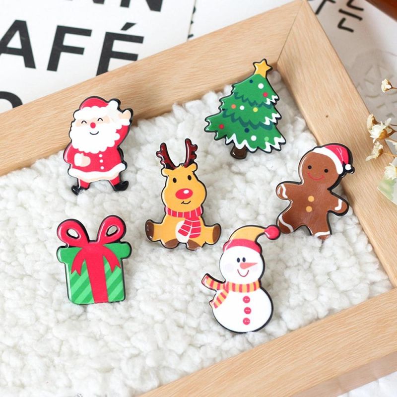 Christmas Gift Brooches Ornaments Badges Accessories Pins Collar Pins