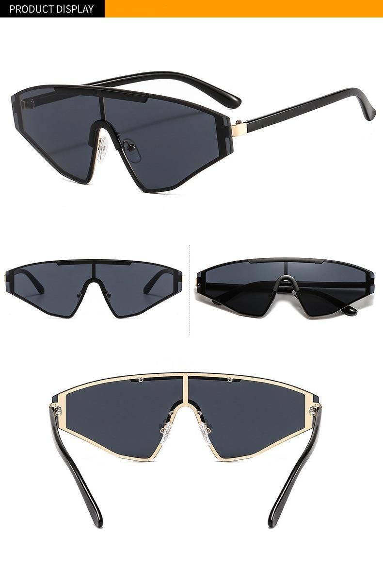 Personalized One-Piece Color Sunglasses Hot Selling Sunglasses