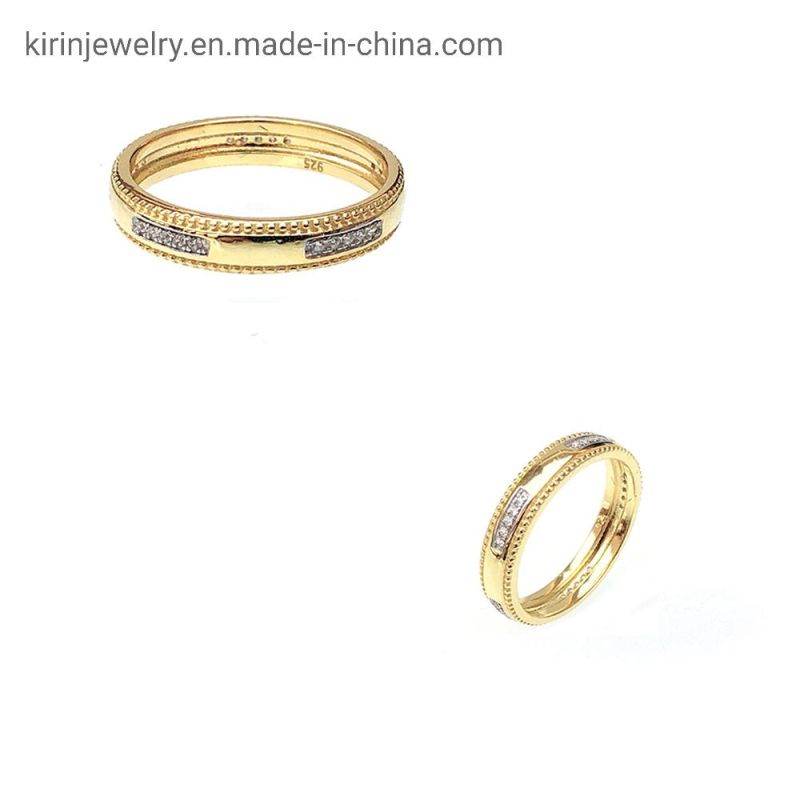 2021 Latest Famous Simple Design Silver 925 Zirconia Ring