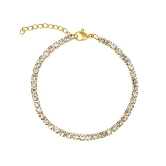 Factory Wholesale Fashion Jewelry European and American Ins Fashion Light Luxury Fashion Zircon Stainless Steel Bracelet