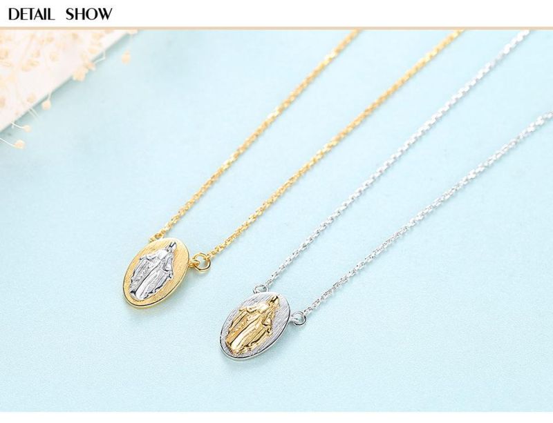 Fashion Gold Chain Men′ S Jesus Shape Christian Necklace