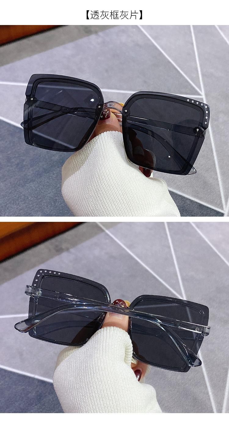 Glasses Personality Colorful Ocean Film Sunglasses Female Retro Rice Nails