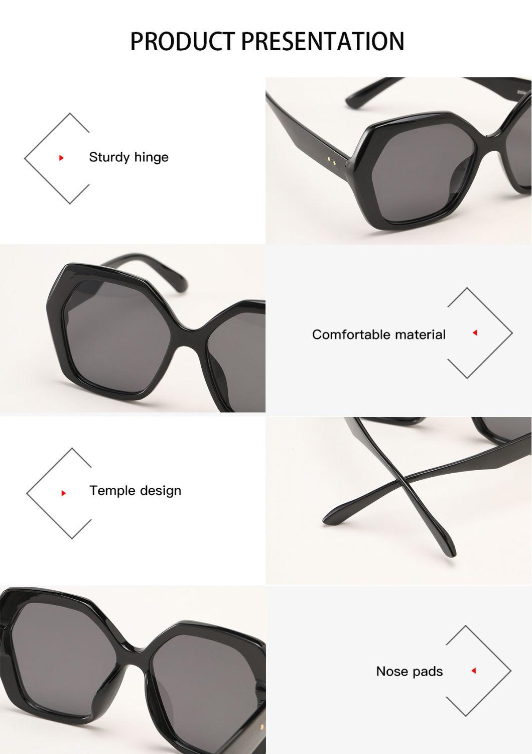 2022 Hot Sale Men and Women Fashion Trend Popular Colorful Oversized Square Frame Outdoor Travel UV400 Sunglasses