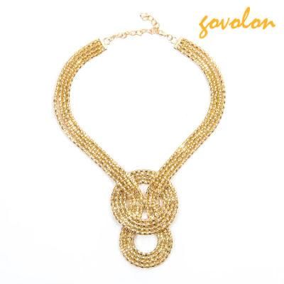 New Fashion Golden Alloy Necklace Chain