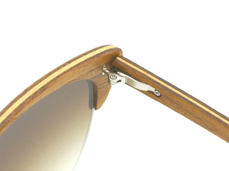 2020 Newest Fashionable Cat Eye Women Wooden Sunglasses