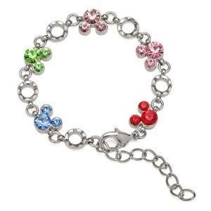 Silver Mickey Kid Bracelet 6.3 Inch/16cm (KD01)