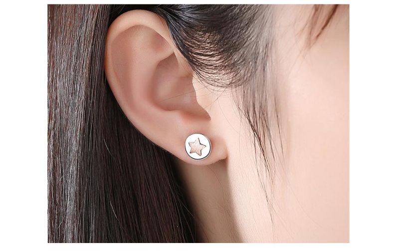 Factory Fashion Jewelry Earrings Five-Pointed Star Ear Stud