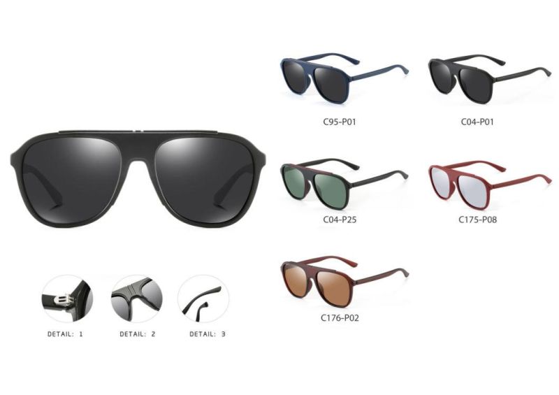 Tr90 Polarized Sunglasses Men′s Driving Shades Male Sun Glasses 3309