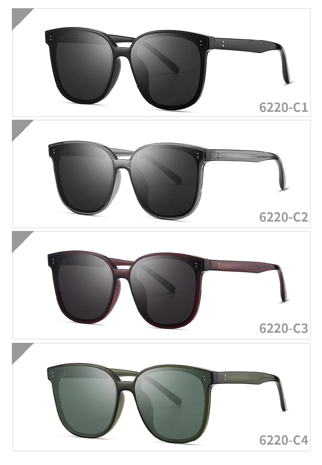 Designer Stylish Unisex Wholesale High Quality Acetate Sunglasses Nylon Lens in Stock