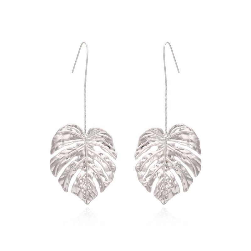 Fashion Metal Silver Drop Earring