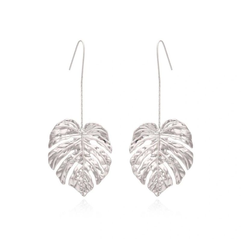 Fashion Metal Silver Drop Earring