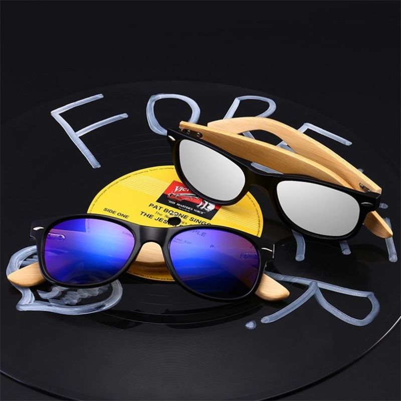 Best Selling Classic Fashion Retro Sunglasses Bamboo Wood Sunglasses Sg3005