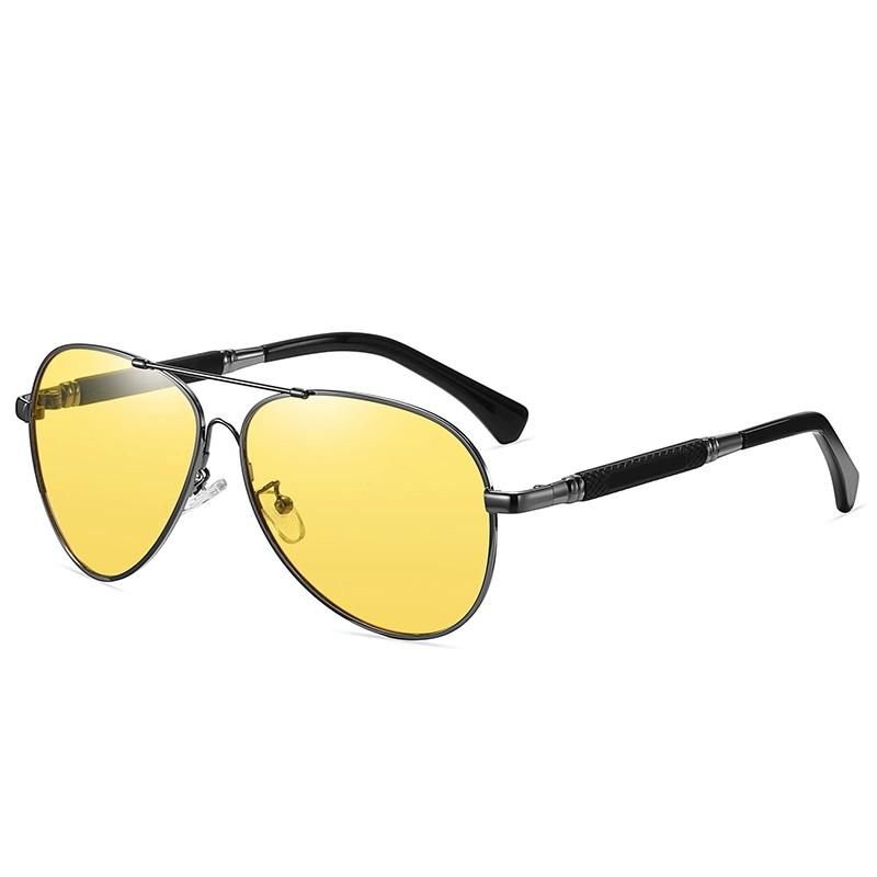 Aviator Style Large Flat Lens Adult Sun Glasses Fashion Sunglasses