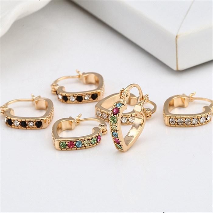 Wholesale Promotional Top Quality 18 K Gold Color Earrings Unique Designs