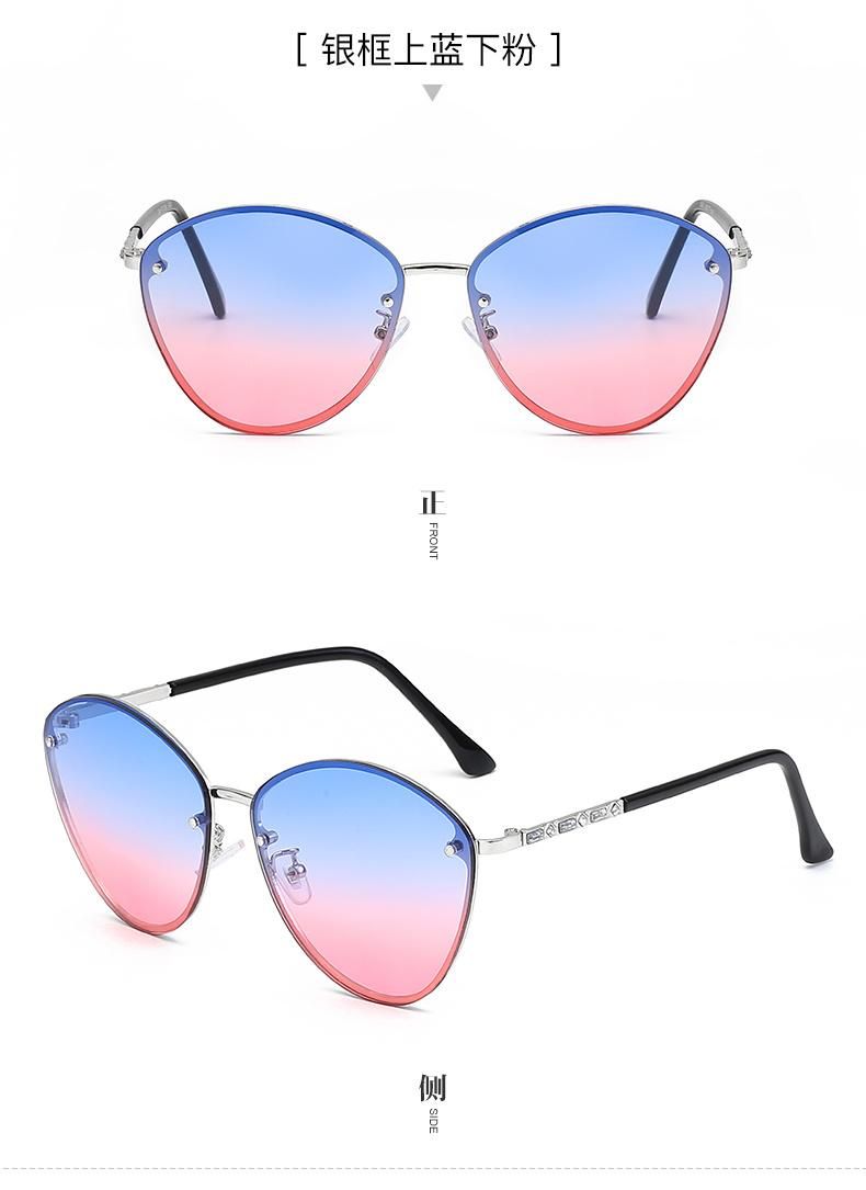 Oversized Square Flat Top Sunglasses Crystal Drip Shades Feast Eyewear Custom Logo Sun Glasses Sunglasses for Women