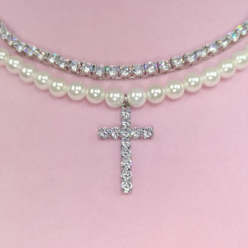 2022 Gift Fashion Jewelry Body Chain Wholesale Classic Diamond Pearl Men and Women Necklaces