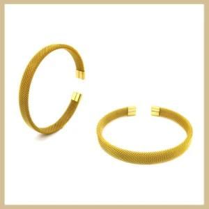 Stainless Steel Mesh Bangle (TPSBE155)
