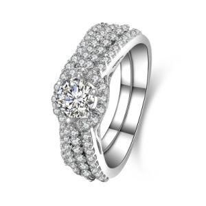 Beautiful Wax Setting Sterling Silver Ring with CZ
