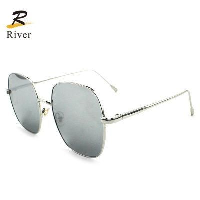 Hot Sale Custom Logo Ready Fashion Metal Frame Women Sunglasses