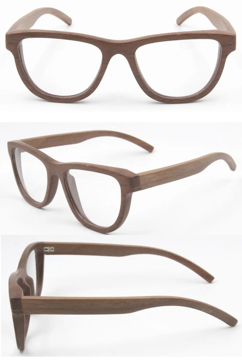 Wood Bamboo Sunglasses in High Quality with Bamboo Cases Hy002