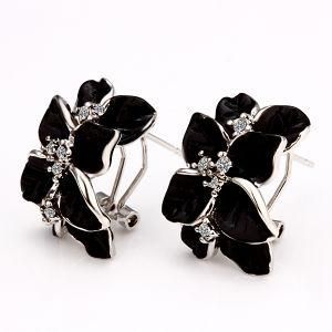 CZ Stone Jewelry Stud Earring (E017)