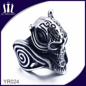 Titanium Die Casting Skeleton Head Skull Ring