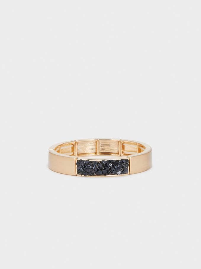 Fashion Simple Metal Crushed Stone Bracelet Jewelry