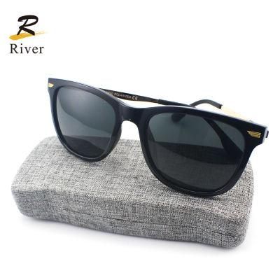 P0072 Hot Selling Metal Frame Stock Polarized Men Tr Sunglasses