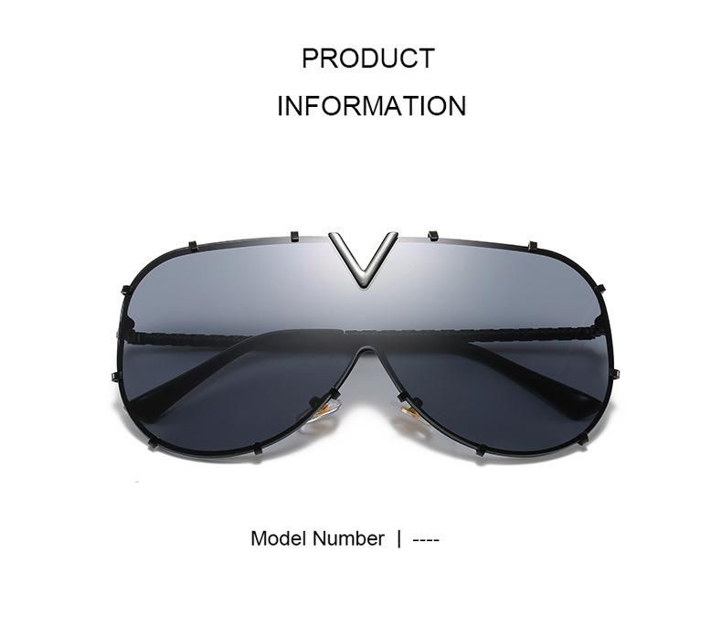 Oversize Goggle One PCS Metal Ready Sunglasses