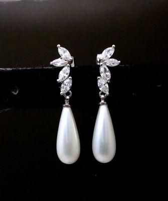 Wedding CZ Earring, Bridal CZ Earring, Wedding Jewelry, Bridal Jewelry, Bridesmaid Earring