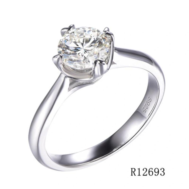 Wholesale 925 Silver Classical Wedding Ring for Women
