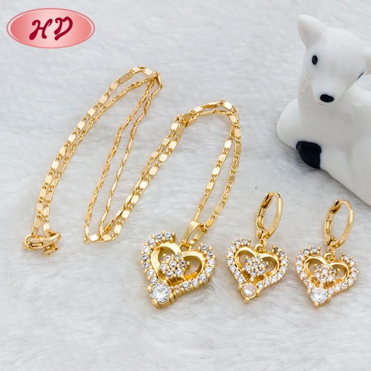 New Fashion Chain Necklace Jewelry Set with Cubic Zircon