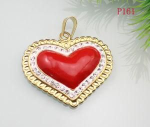 New Arrival Heart Design Jewelry, Stainless Steel Pendant (P161)
