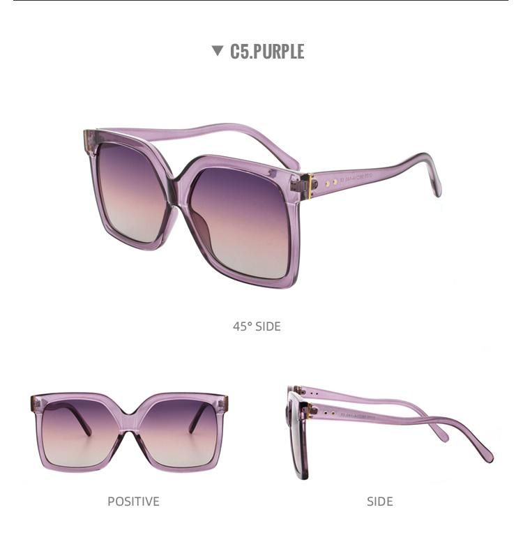 2022 Trendy Luxury Large Square UV Protction Vintage Leopard Design Sunglasses for Unisex