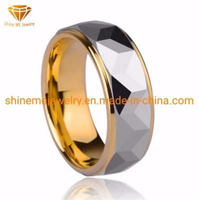 Men Stye Single Luxury Gold Plating Ring Tungsten Ring Tst2823