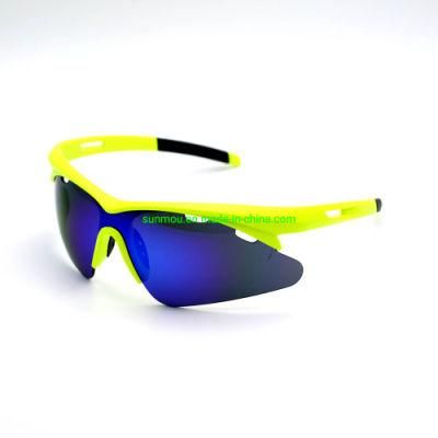 SA0714 Good Design Outdoor Protective Safety Sports Sun Glasses Cyling Mountain Bicycle Sun Glasses for Men Women